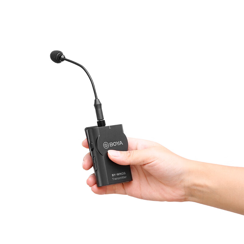 BOYA Microphone UM2 Camera 3.5mm TRS Mini Gooseneck Microphone, Direct-Plug Microphone for Live Streaming, Product Promotion, Vlog, Short Video, Interview Recording, Small Microphone 6