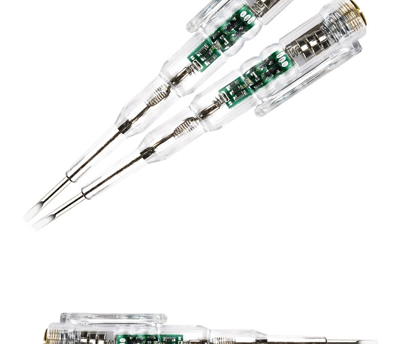 Haisidike High-Brightness Dual-Color Inductive Voltage Tester Screwdriver Electrical Test Pen 5-Pack [Jingcang] 15