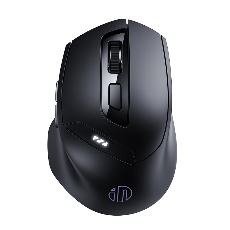 INPHIC DR01 Wireless Gaming Mouse Wired Bluetooth Tri-mode Office Mouse Right-handed Hardware Macro Desktop Laptop 2.4G Portable 12800DPI V2 Black