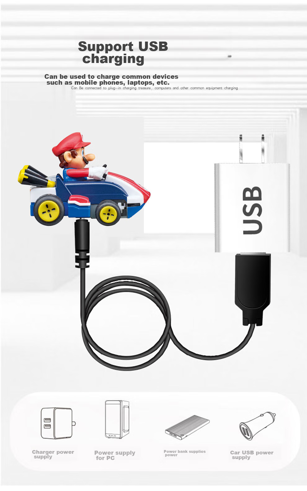 Carrera Remote Control Car, Mario Mini Wireless Drift Electric Toy Car, Birthday Gift for Boys 10