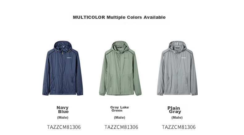 TOREAD Spring And Summer Men's Outdoor Sun Protection Jacket, Water-Repellent, Breathable, UV-Resistant Skin Coat TAZZCL81315 7