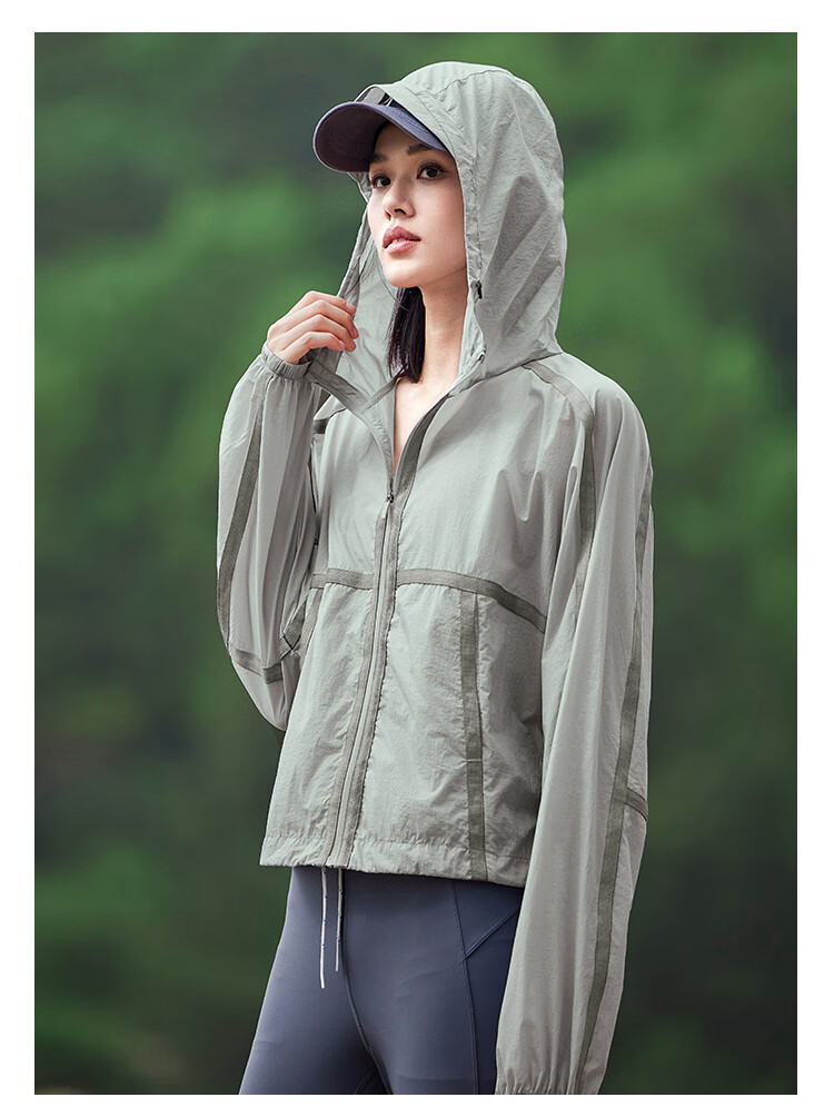 Pioneer Camp Butterfly Shadow Sun Protection Clothing for Women, Summer Lightweight Breathable Sun Protection Garment, UV-Resistant Skin Coat, Short Loose-Fitting Jacket 12