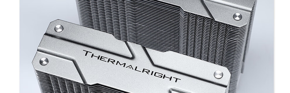 Thermalright Peerless Assassin 120 WHITE Air Cooler, AGHP 6 Heat Pipes Dual Tower, with Top Cover And Dual C12W Fans, PA120 WHITE 63