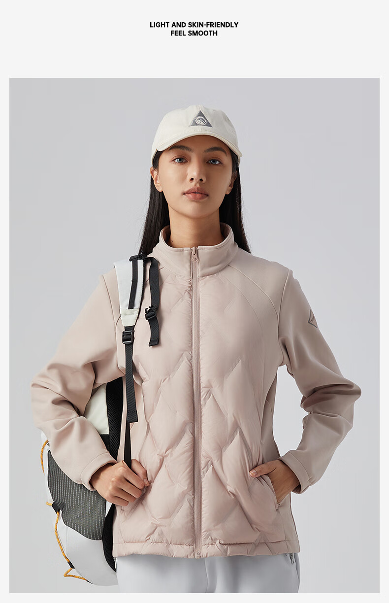TECTOP Outdoor Lightweight down Jacket, Slim Fit, Warm down Coat, 2347234YR, Women's Style, Lotus Pink, 2XL 12