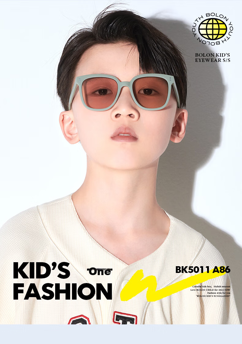 BOLON Children's And Teenagers' Square Sunglasses, Sun Protection UV-Resistant Glasses for Boys And Girls, BK5011A10 6