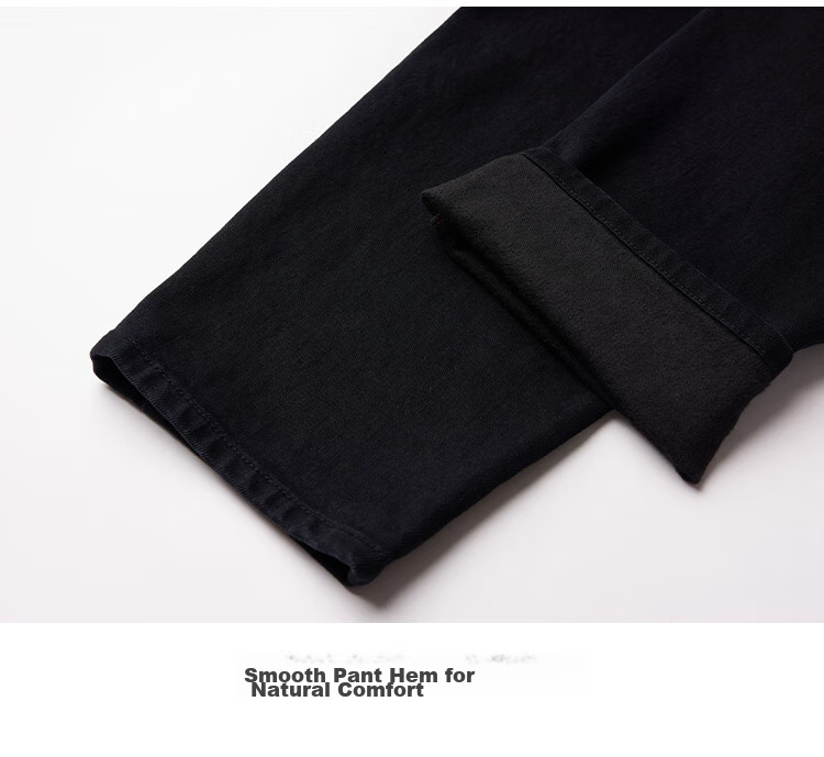 Dme Loose-Fitting Dad Pants Winter Harem Pants Women's Carrot Pants Fleece-Lined Jeans Women's Fleece-Lined Night Black S 25