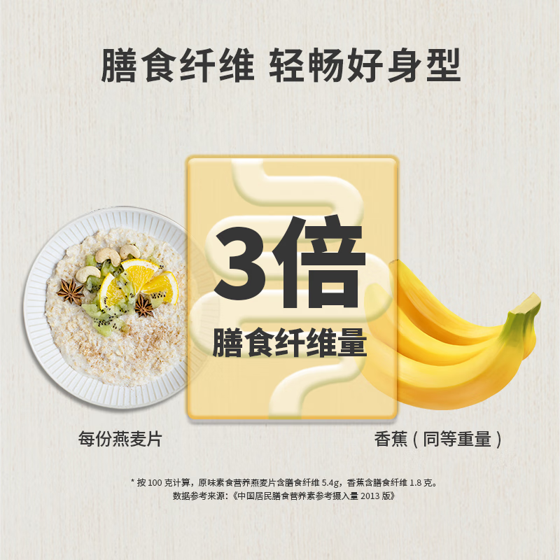 金味黑芝麻420g（35g*12袋）即食燕麦片 无添加蔗糖 早餐代餐食品