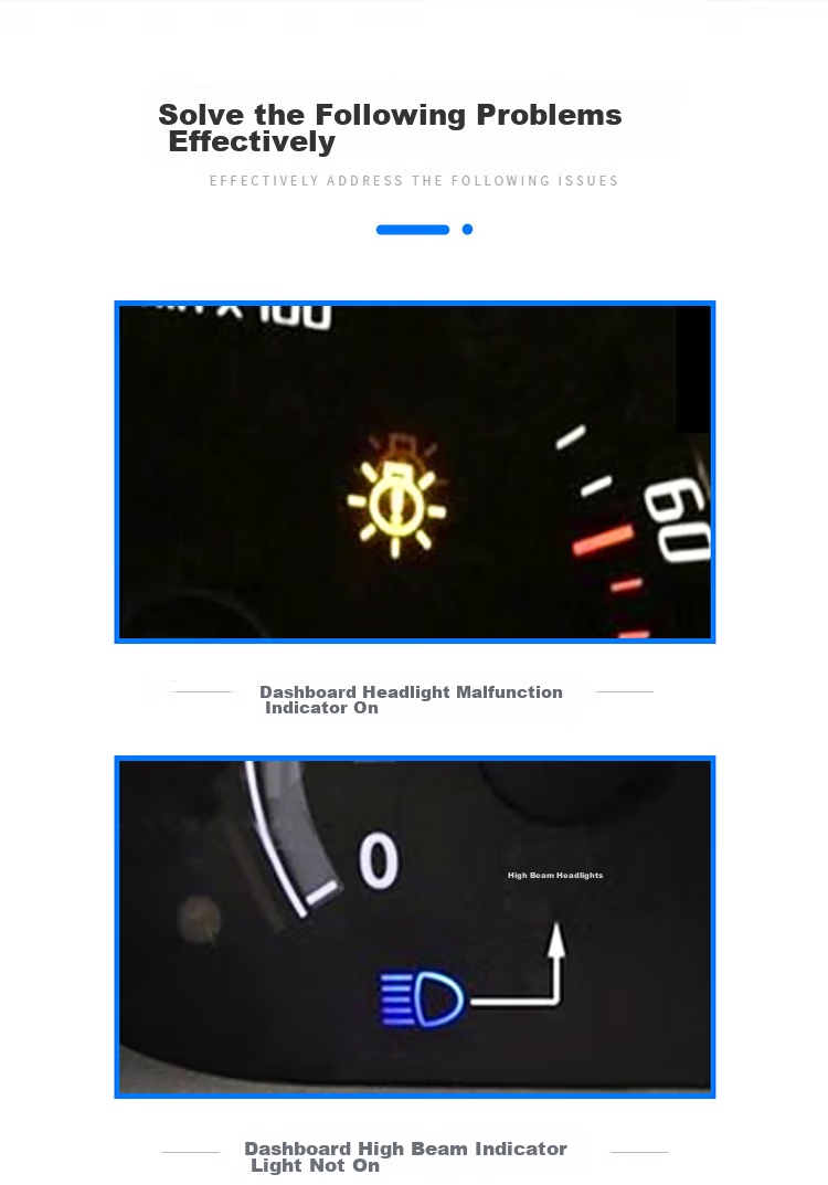 SAST Car LED Headlight Decoder Filter Strobe Fault Detector, Automotive Accessory Filter Decoder H7 2
