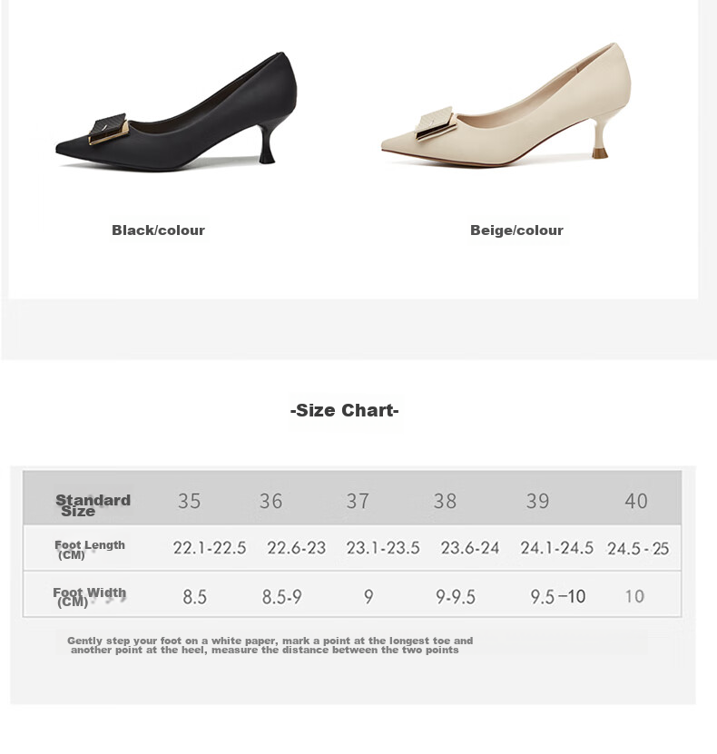 DAPHNE Elegant High Heels for Women, Pointed Toe, Stiletto, Shallow Mouth Pumps, Versatile Work Shoes 4623101023 Beige 36 4