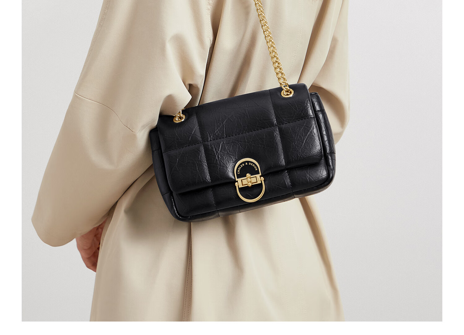 Cnoles Chain Bag for Women, Diamond Pattern Shoulder Crossbody Bag, High-End Underarm Bag, Birthday And 520 Gift for Girlfriend Or Wife 20