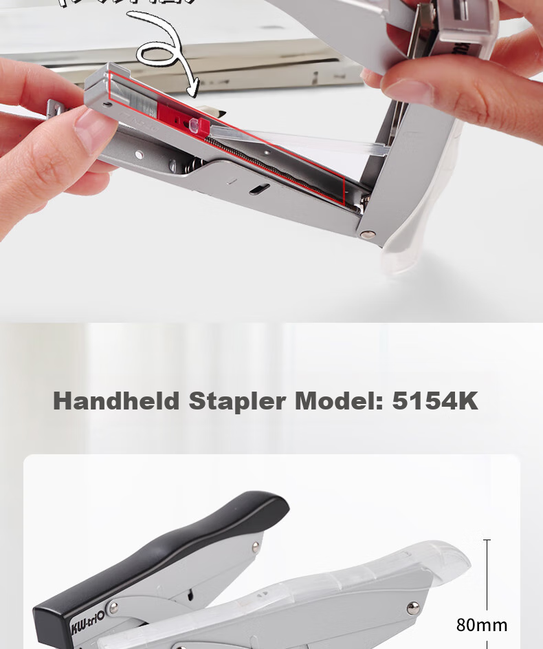 KW-Trio [Super Popular] Handheld Stapler, Portable Office Stapler, Takeout No.10 Stapler, Can Staple up to 10 Pages 7