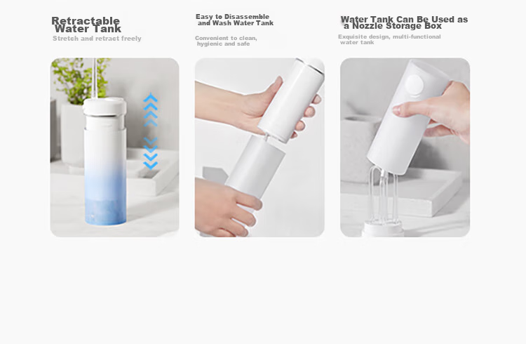 Hongmengzhixuan Lip Care Ice Mountain CP Set: Electric Toothbrush + Water Flosser Combo Gift Box, Birthday Gift, Wedding Gift, Coral Pink, Double Pack for Better Value 28