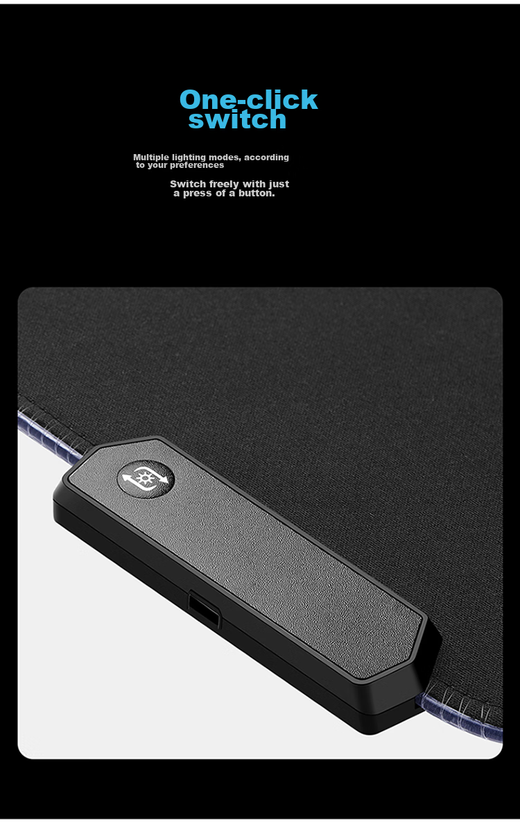 BUBM Gaming Mouse Pad, Extra Thick 6MM Mouse Pad, Suitable for LOL And PUBG Games, Square Gaming Mouse Pad, Thickened Smooth Mouse Pad - E-Sports White Tiger 7