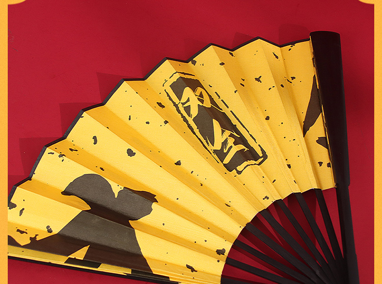 Jidukongjian Kung Fu Fan, Folding Fan 8 Inches, Tai Chi Ringing Fan, Martial Arts Performance Dance Fan, Birthday Gift for Parents, Chinese Style 18
