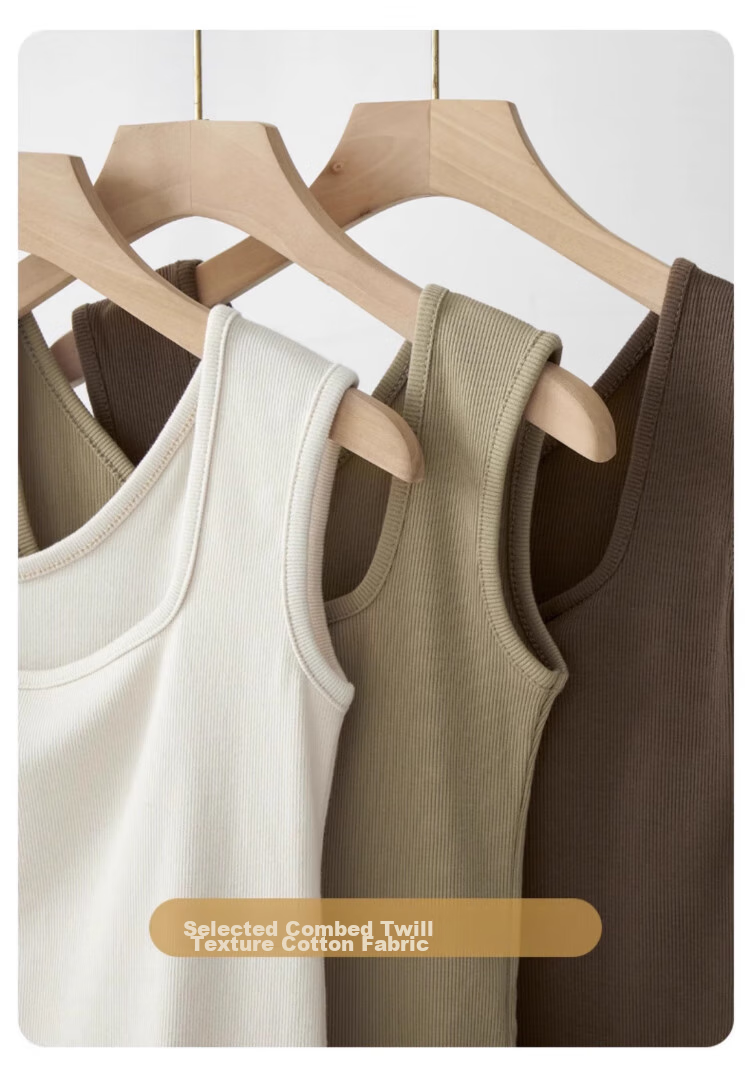 XUEXIMAN Women's Camisole Tank Top, Autumn And Winter Sexy Inner Wear, Solid Color Thin Base Layer, Beautiful Back Design, Inner Wear And Outer Wear Top, XL 12