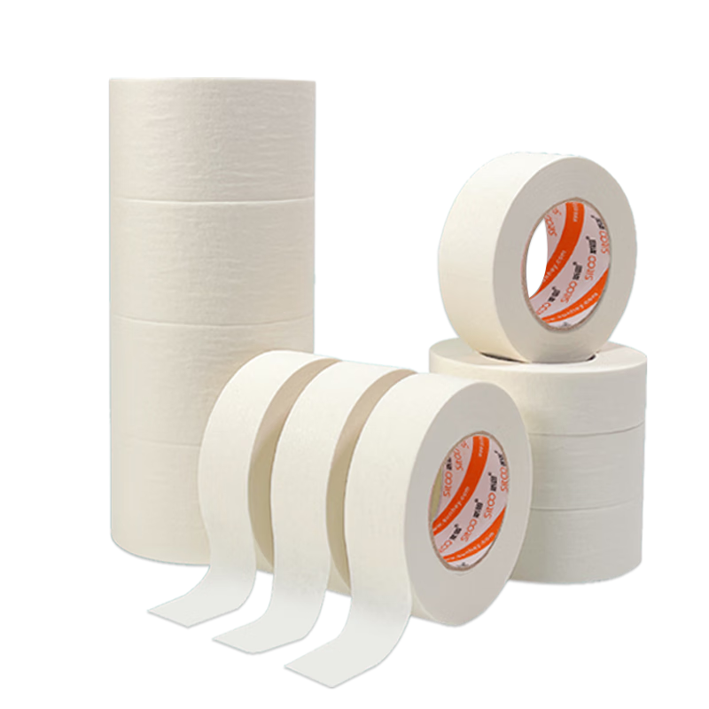 Sitoo Masking Tape And Paper Tape, Dot Painting Tool for Art And Craft Color Separation, Renovation Masking Tape, Paint Protection Sticker, Seamless Adhesive Film, 20mm*20y4 Rolls