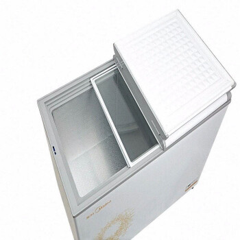 美的（Midea）311升冰柜 家用 双温大冰柜商用双温蝶形门 BCD-311VEM