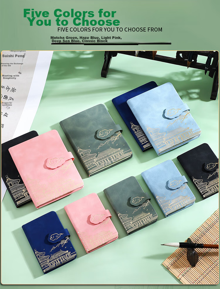 Longe National Trend Small Notebook, Portable Journal A7, Pocket-Sized Notebook, Exquisite And Stylish Mini Notebook, Handheld Memo Pad, Customizable Reminder Book 7