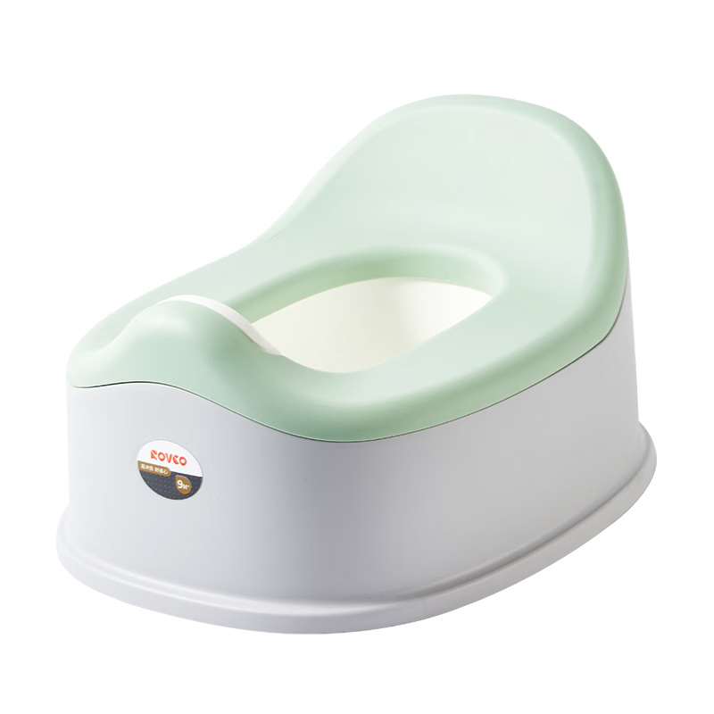 Rikang Children's Toilet, for Ages 1-3, Baby Potty Training Seat, X2017-2, Matcha Gree