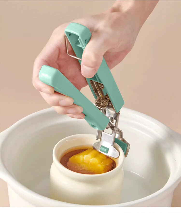 Dipuer 304 Stainless Steel Anti-Scalding Bowl Gripper, Steaming Plate Tongs, Bowl Lifter, Pot Lid Grabber, Dish Carrier 6