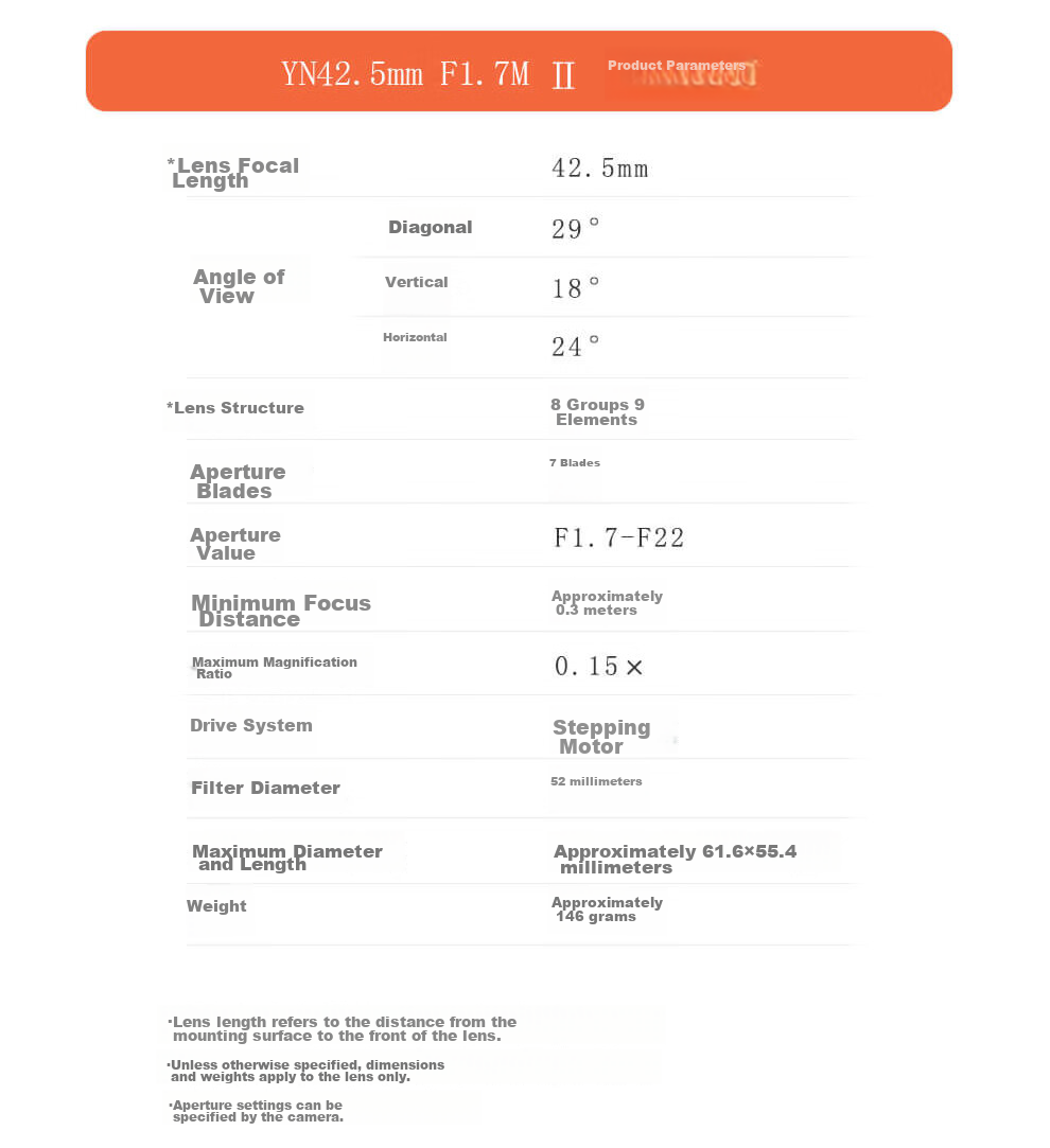 Yongnuo YN12-35mm F2.8-4, 43mm Mount Zoom Lens, Supports Auto And Manual Modes, Suitable for 43mm Mount Cameras 17