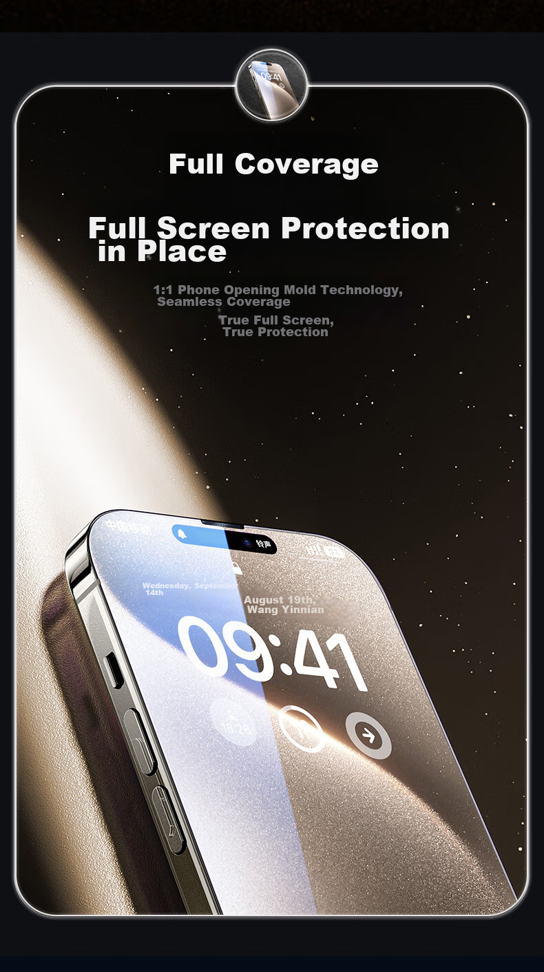DIVI [Corning Privacy Screen Protector 2 Sets] Anti-Peeping Tempered Glass Film for IPhone 12/12 Pro, Anti-Spy Full Screen Privacy Protection, Shatterproof, Quick Installation, Dust-Free Installatio 19