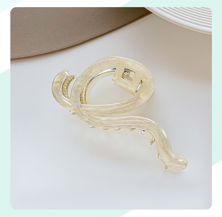 CHIMERA Simple Acetate Board Shark Clip High-End Hairpin Hair Claw Clip for Back of Head, Bun Maker, Women's Mid-Autumn Festival Gift 43