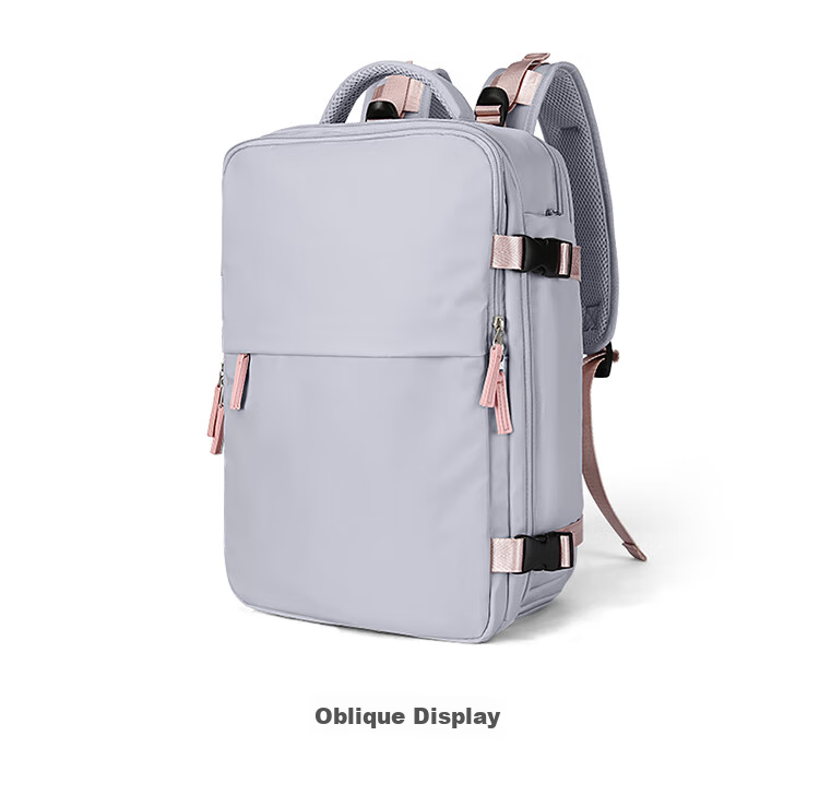 Landcase Backpack for Women, Large Capacity Short Trip Travel Bag, Business Laptop Bag, Lightweight Luggage Bag for Travel, 1638 Light Purple 11