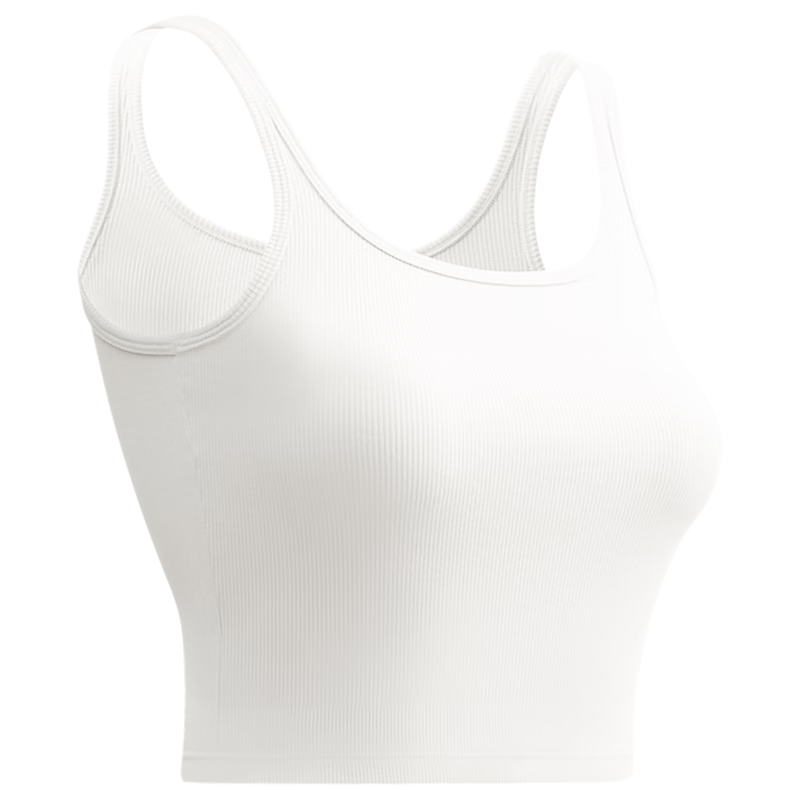 Jianyun Modal Cotton Ribbed Crop Cami Tank Top for Women, Summer Wear, Side Coverage, Breathable Innerwear