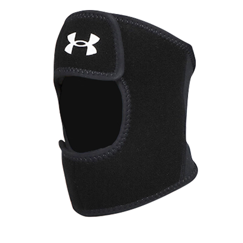 Under Armour Knee Brace Sports Open Patella Support Style Running Protective Gear Meniscus Ligament Anti-Collision Knee Pads, Black M Size
