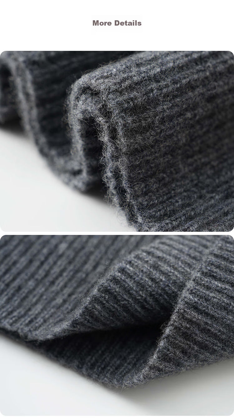 JIUMU Cashmere Warm Neck Gaiter for Men, Autumn And Winter Cold Protection Neck Warmer, Cycling Hoodie Neck Wrap, Wool Scarf for Men in Winter 21