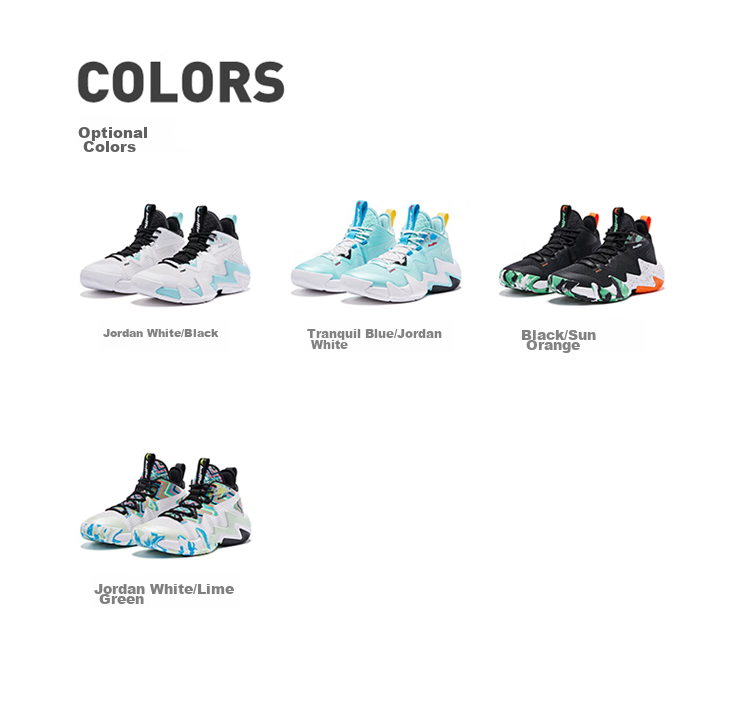 Jordan Basketball Shoes Men's Mesh Break Shadow 2 High-Top Durable Practical Student Sports Shoes 31