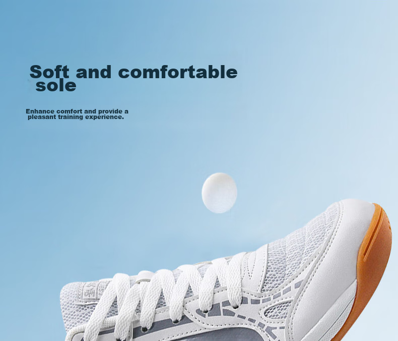 Shuangxingbate Low-Top Sports Table Tennis Badminton Tendon Sole Breathable Mesh Shoes for Men And Women, Couples' Casual Running Competition Training Shoes 3