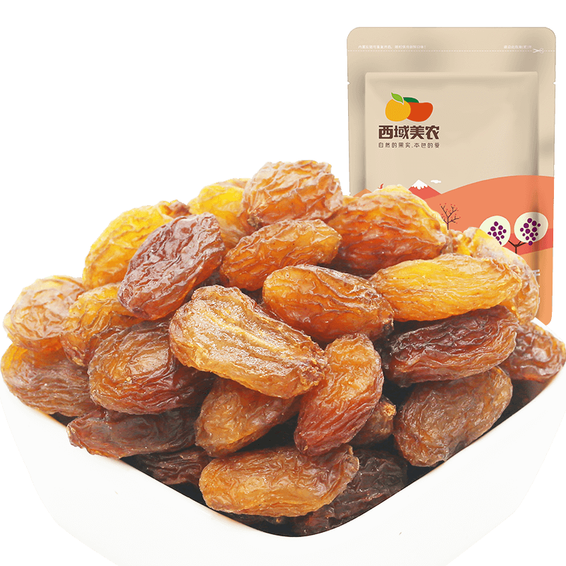 西域美农 玫瑰红葡萄干250g 新疆吐鲁番特产提干 大颗粒自然晾干甜中微酸