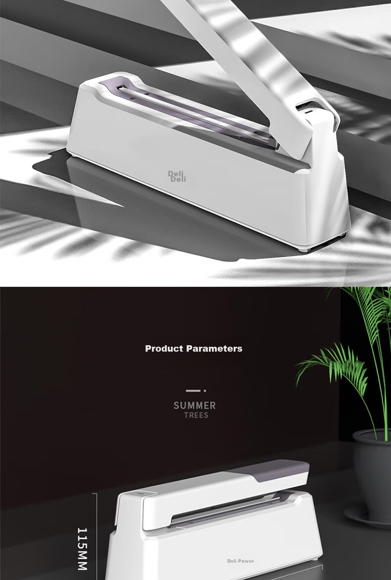 Deli Hand-Pressed Sealing Machine, Laminator, Laminating Machine, Home Plastic Bag Food Sealer, Plastic Sealer for Packaging Bags And Tea Bags, Sealing Packaging Machine 16499 13