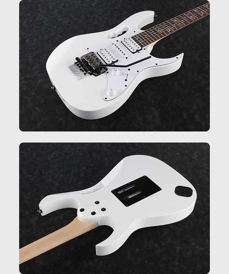 IBANEZ JEM77P Electric Guitar for Female Beginners, Blue Floral Pattern BFP, Video Lessons, Good Sound Quality, Back-To Seaso 2
