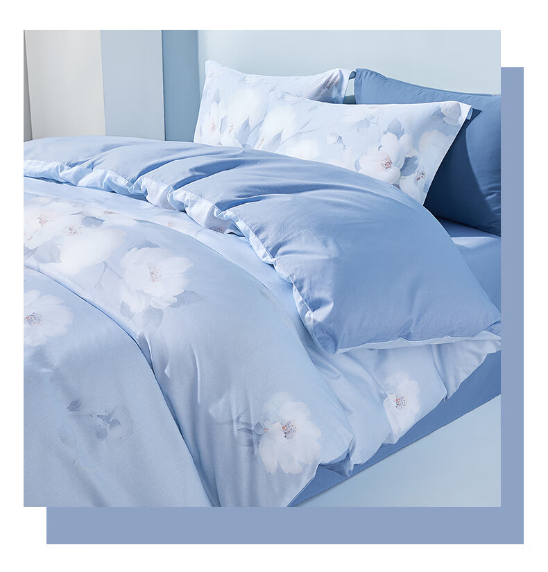 BEYOND Home Textile Bedding Set, Four-Piece Pure Cotton Duvet Cover And Bed Sheet, 100% Cotton Bedding Set, All-Cotton Quilt Cover for 1.8-Meter Bed, Home And Living Room 3