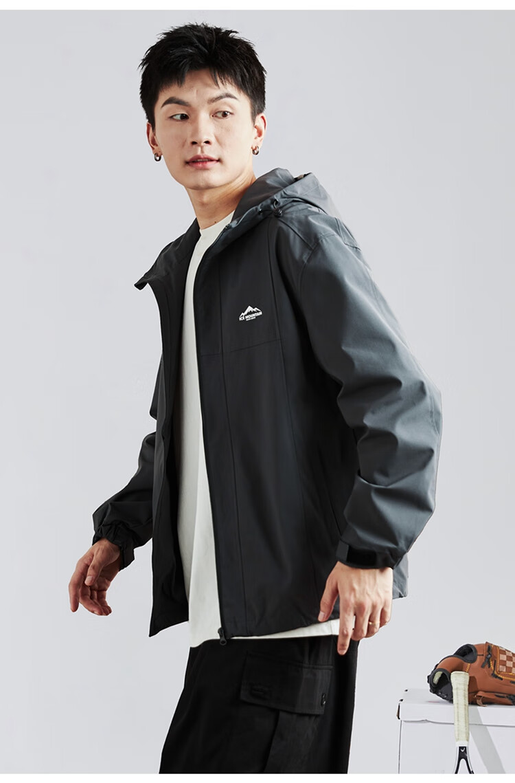 TonLion 2026 Spring And Autumn New Loose Hooded Jacket, Casual Trendy Outerwear for Me 15