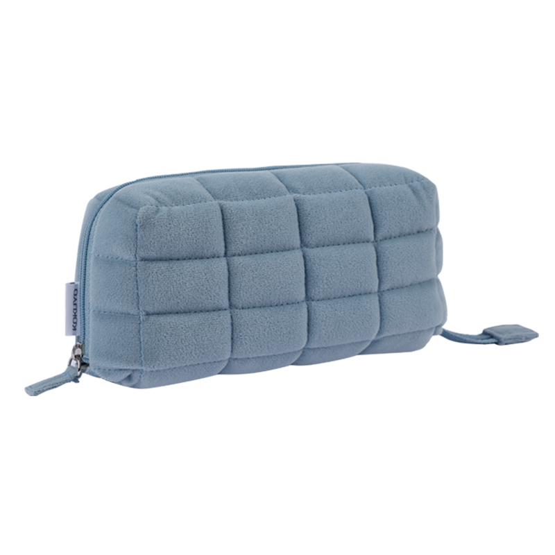 KOKUYO Student Office Storage Bag, NEMU Pillow Case, Polyester Canvas Pencil Case, Light Blue, Medium Size, WSG-KUK261LB