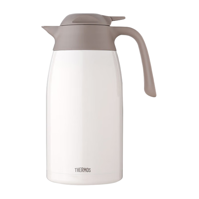 THERMOS Insulated Bottle, 2000ml, for Men And Women, Business And Home Use, Hot Water Thermos, Birthday Practical Gift, THX-White