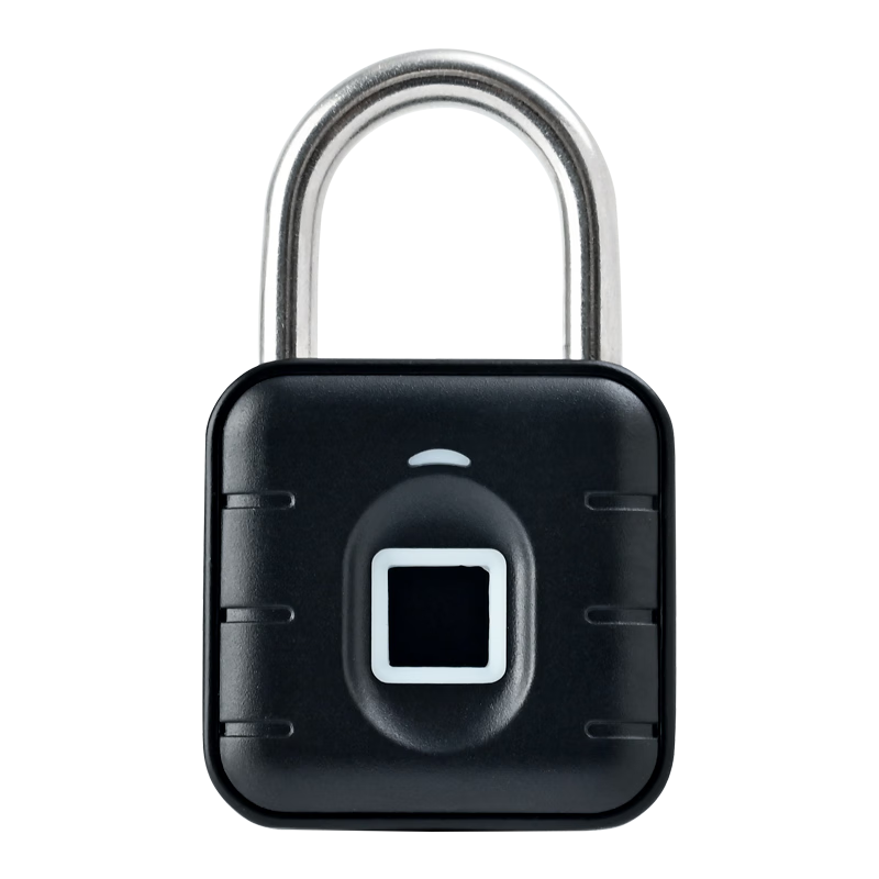 GSON Smart Fingerprint Padlock, Semiconductor Fingerprint, IP67 Waterproof, Stainless Steel Lock Body, Combination Lock, Large Lock Head, Anti-Theft, Electronic Lock, Password