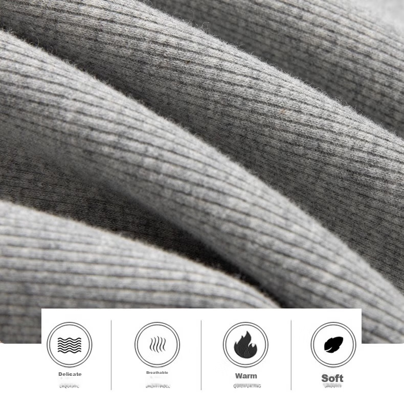 LangSha Ribbed Leggings for Women, Autumn Wear, High-Waisted, Slimming, Elastic Waist, Butt-Lifting, Calf-Slimming, Tight-Fitting Pants, Warm Cotton Trousers 5