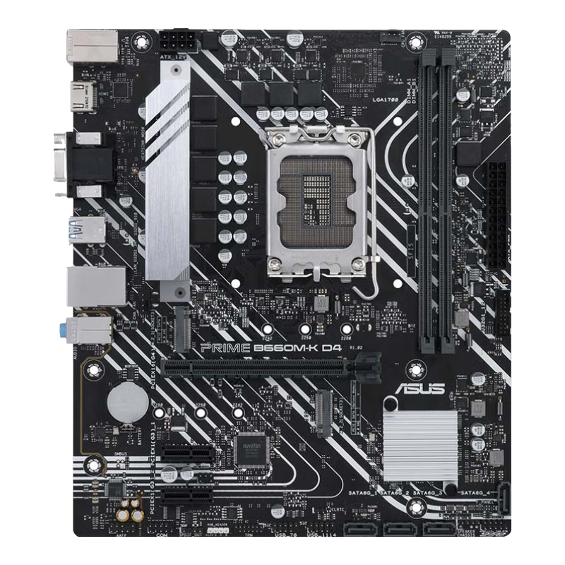 ASUS PRIME B660M-K D4 Motherboard Supports CPU 12600KF/12400F (Intel B660/LGA 1700)