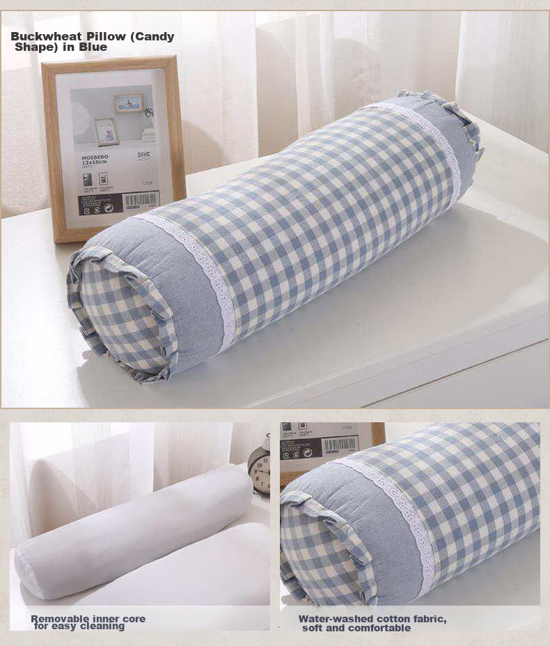 Hengyuanxiang Buckwheat Pillow, Deep Sleep Cervical Pillow, Single Sleeping Whole Head Pillow Core, Pure Buckwheat Hard Long Headrest, One Piece 11