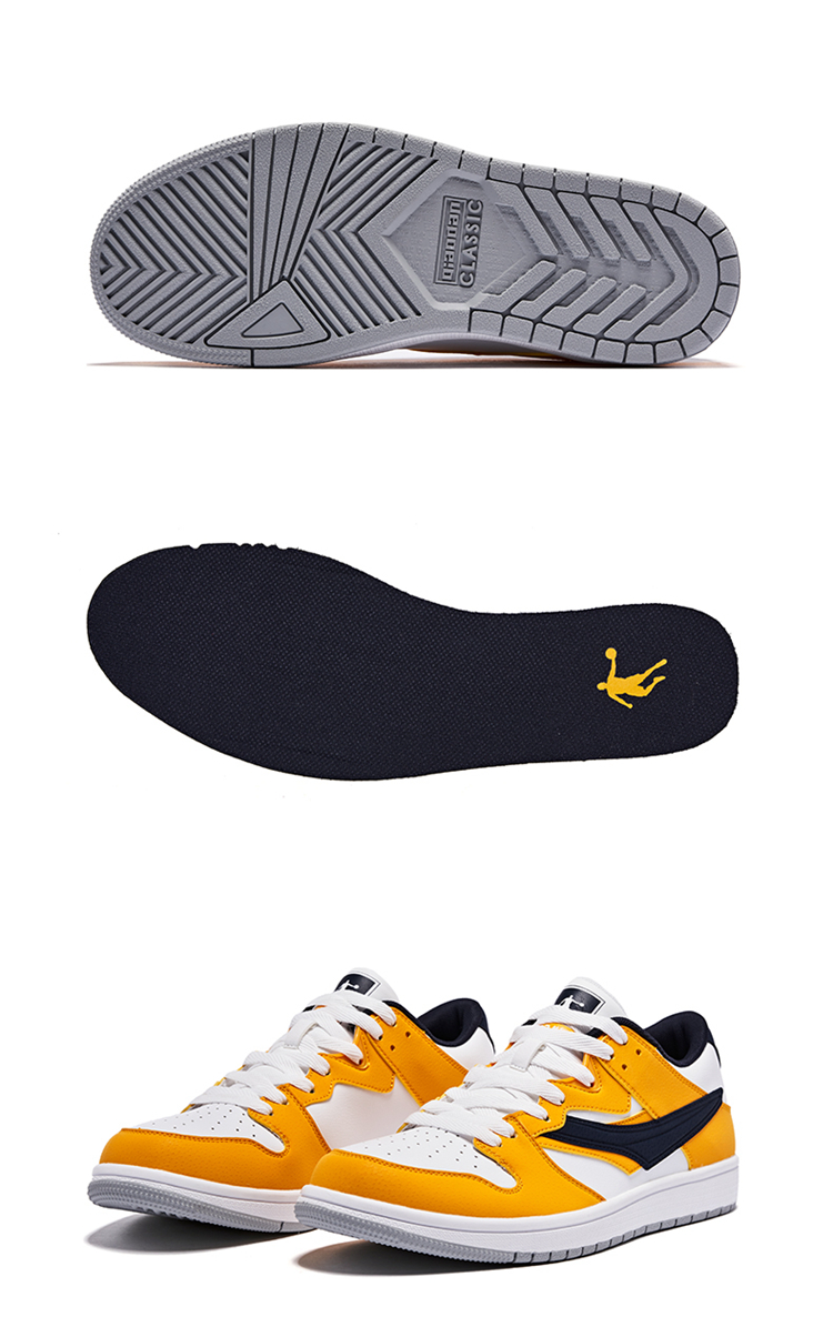 QIAODAN Men's Skateboard Shoes, Summer Low-Top Panda Trendy Versatile Non-Slip Casual Sneakers 28