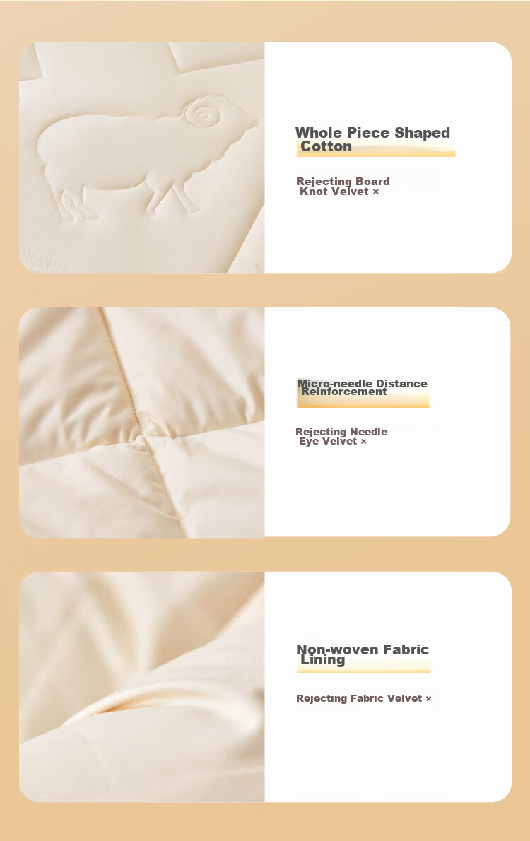 FUANNA 51% Australian Imported Wool Comforter, Antibacterial Thick Winter Duvet Double Size Soybean Quilt Approximately 9 Jin (4.5 Kg) 230*229cm 9