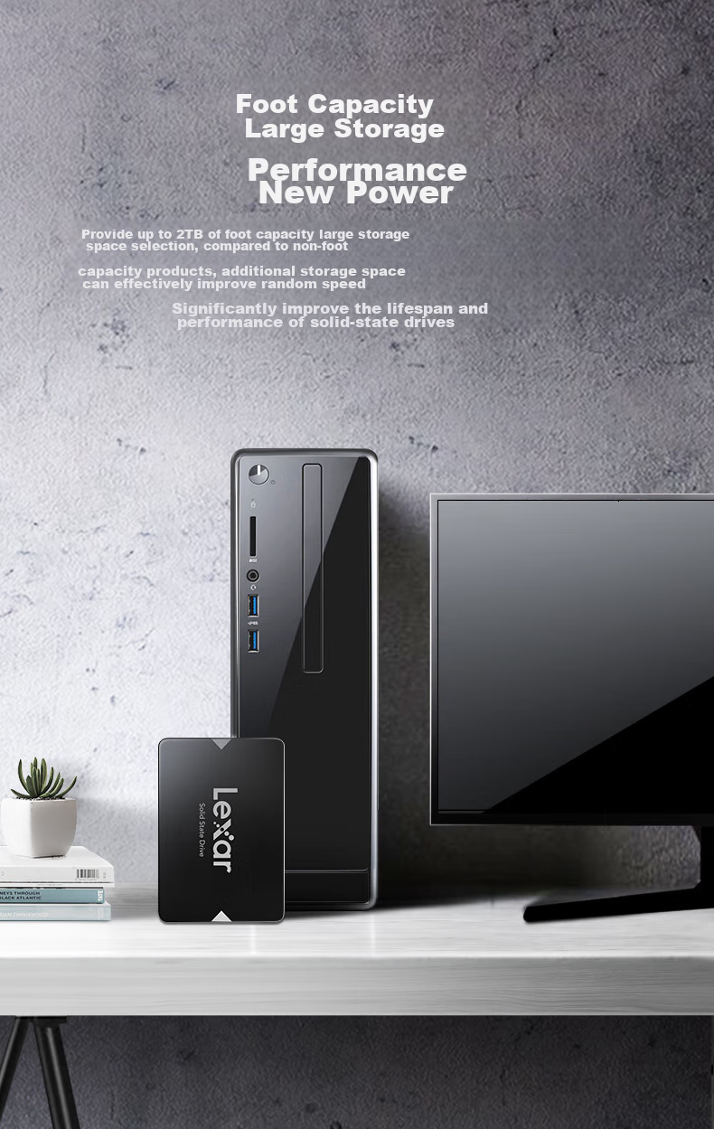 Lexar NS100 Series, 256GB, 2.5-Inch, SATA 3.0 Interface, SSD Solid State Drive, Read Speed 550MB/s, Widely Compatible, Efficient Transfer 7