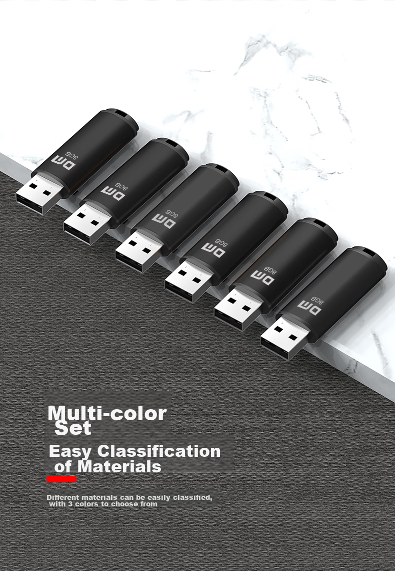 DM Daimai 8GB USB2.0 Flash Drive PD204 Black Bid And Tender Small USB Drive for Corporate Bidding, Computer And Car Use 4