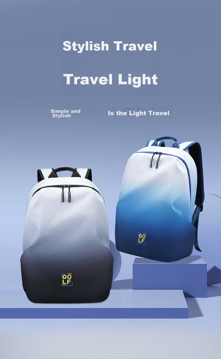 GOLF Backpack for Men, Travel Bag, 15.6/16 Inch Laptop Backpack, Gradient Design, Business Commute Backpack for Students And Professionals 29