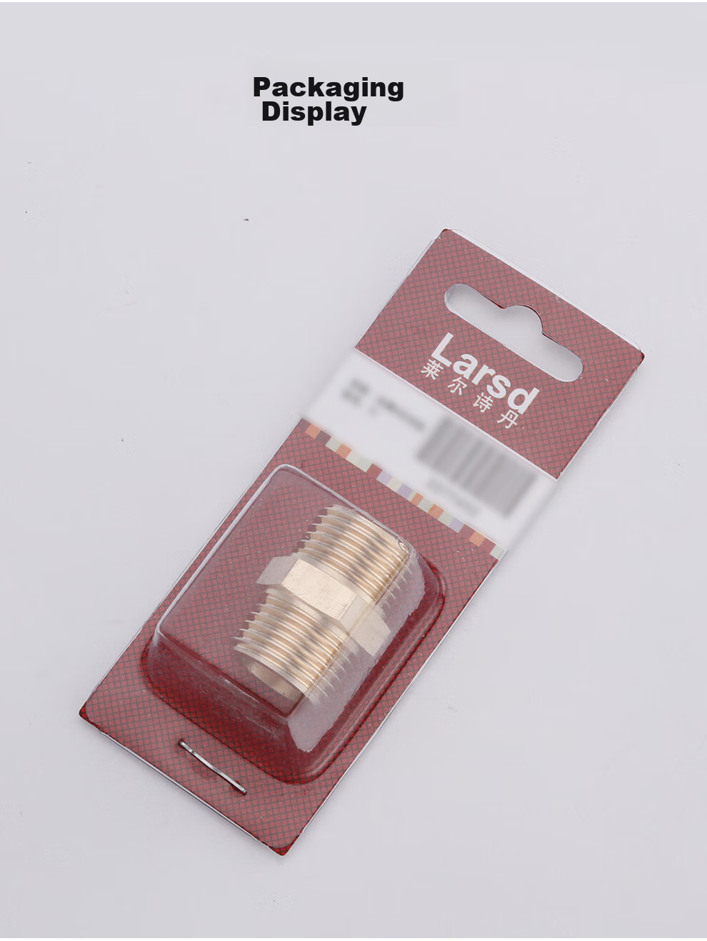 Larsd T1 Thickened Full Copper Double Threaded 1/2" External Thread Direct Water Inlet Pipe Fitting, Plumbing Accessory 9